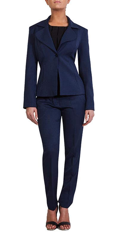 full navy suit