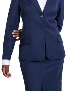 full navy suit skirt