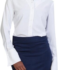 classic blouse white front