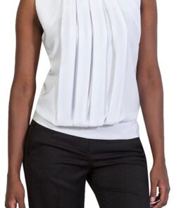 cascade blouse white front