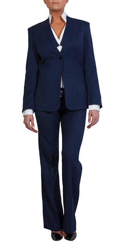 full navy suit