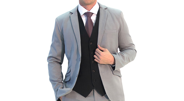 Silver jacket full outfit