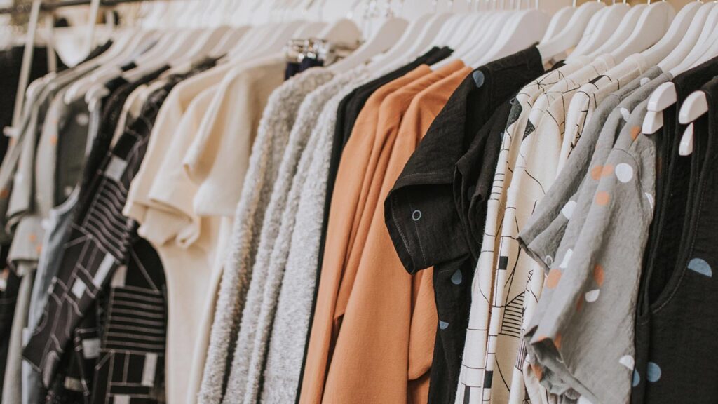 Work Clothes for Women: KARMA's Top 10 Styles 12 Shirts of a clothing wrack clothing styles header