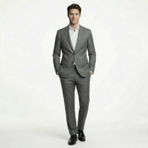 #303 A Charcoal SlimFit Kraz Formal Jacket