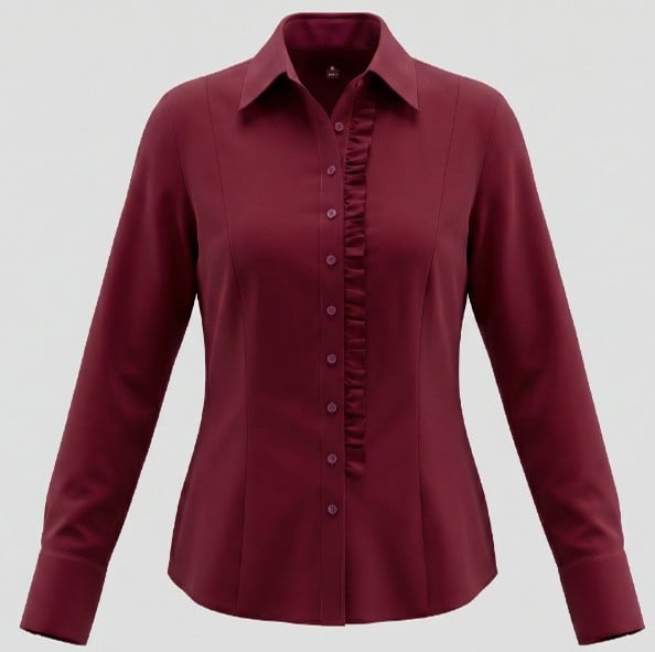 Burgundy Corporate Wear: Winter’s Power Colour 2 Picture2